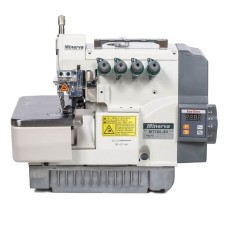 MINERVA M7705JDI Промисловий 5-ти нитковий оверлок з вбудованим сервомотором, панеллю управління і LED-підсвіткою