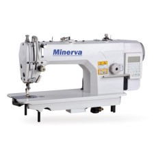 MINERVA M9800DDI-4 Одноголкова промислова прямострочна швейна машина з вбудованим сервомотором і автоматичними функціями для легких і середніх матеріалів c довжиною стібка до 5мм